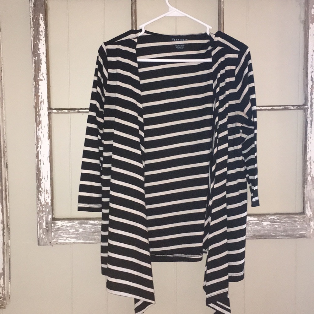 Black and white Kimono